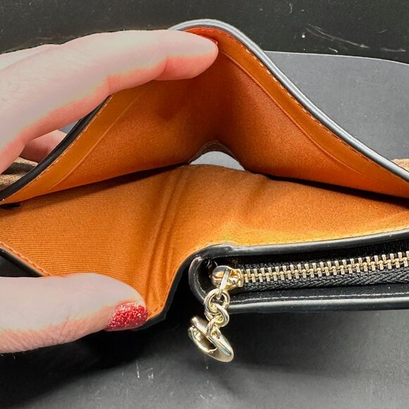 Coach Brown Wallet with Colorful Astronaut Dinosaur 🦖 Design - Picture 6 of 7